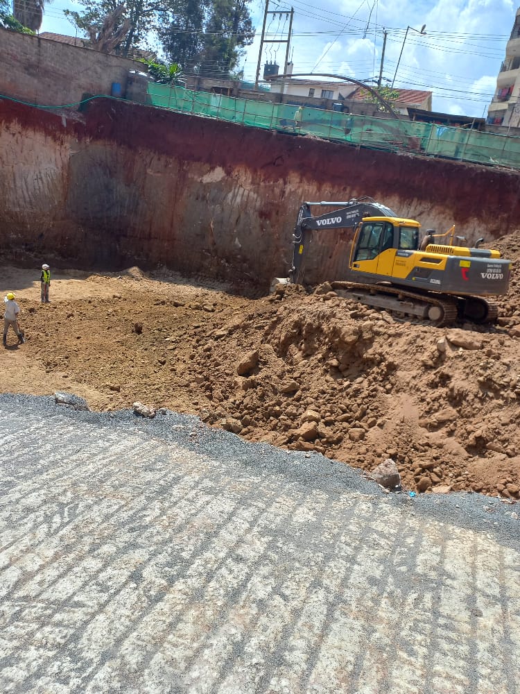 Volvo at Construction Site